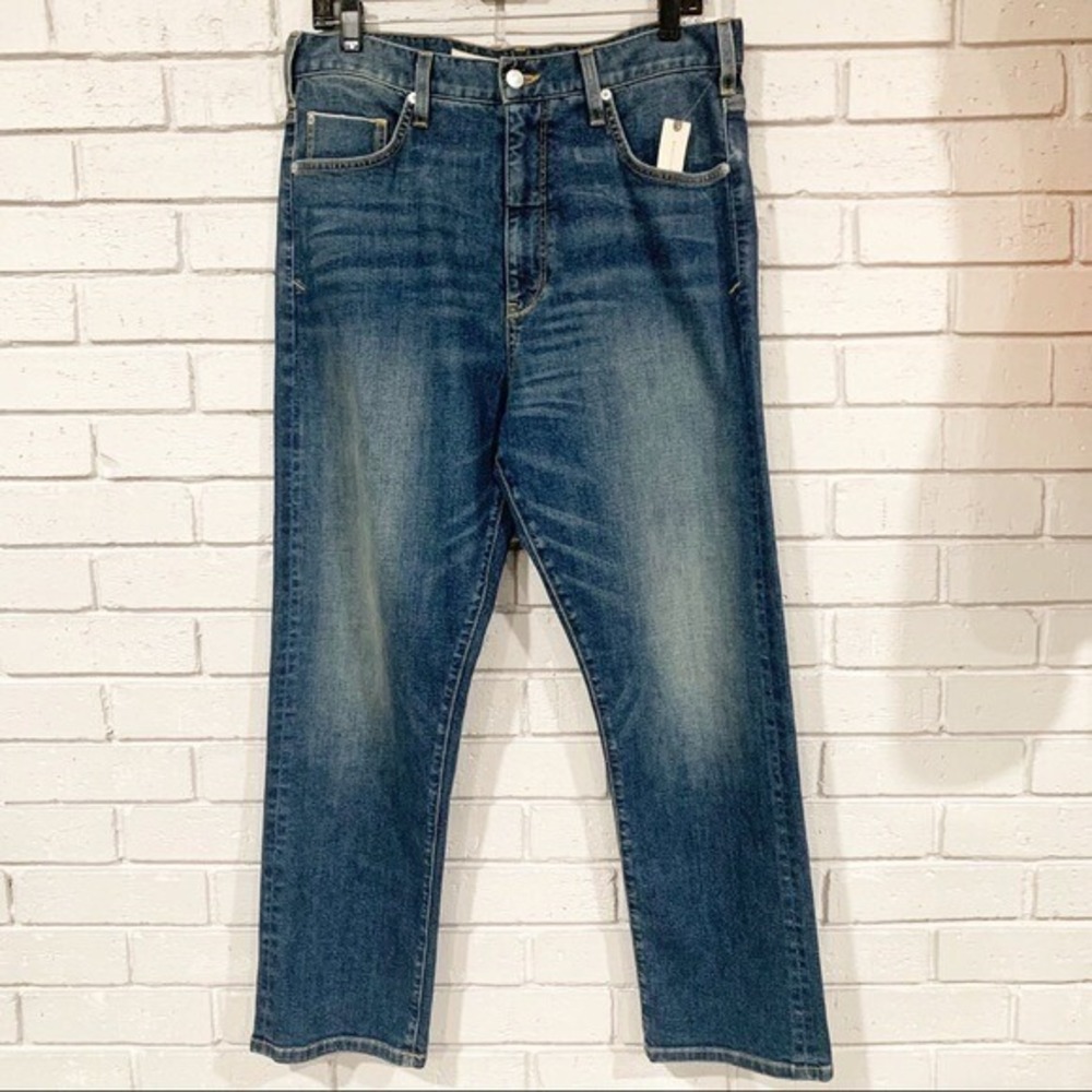 Anthropologie Pilcro Selvedge Vintage Straight Jeans Minimalist Sz 32 NWT